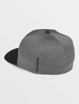 Volcom Mens Full Stone Flexfit Hat - Asphalt Black