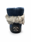Manitobah Toddler Waterproof Faux Fur Snowy Owlet Mukluk - Navy