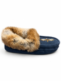 Manitobah Women's Tipi Suede Moccasin - Navy