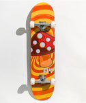 Flip Team Pop Shroom Orange 7.5 Complete Skateboard