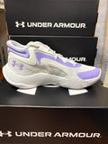 Under Armour Unisex UA Jet '25 Basketball Shoes - White / Transparent - 101