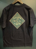 Salty Crew Mens Tippet Fill Short Sleeve Tee - Navy
