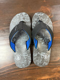 Volcom Mens Victor Sandals - Black Print