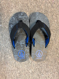 Volcom Boys Victor 2 Big Youth Sandals - Grey Blue