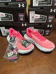 Under Armour Girls' PS UA Rogue 5 AL Patches Running Shoes - Pink - 639