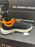 Under Armour Boys' GS UA Assert 10 Running Shoes - Black / Squad Orange / Stone - 007