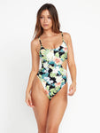 Volcom Womens Shady Beach One Piece Swimsuit