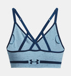 Under Armour Women's UA Seamless Low Long Heather Sports Bra