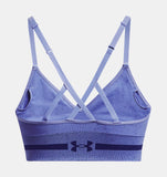 Under Armour Women's UA Seamless Low Long Heather Sports Bra