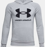 Under Armour Boys' UA Rival Fleece Big Logo Hoodie