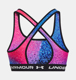 Under Armour Women's Armour® Mid Crossback Printed Sports Bra