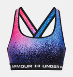 Under Armour Women's Armour® Mid Crossback Printed Sports Bra