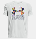 Under Armour Boys' UA Tech™ Hybrid Print Fill Short Sleeve