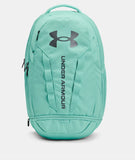 Under Armour UA Hustle 5.0 Backpack - Neo Turquoise / Metallic Green Grit