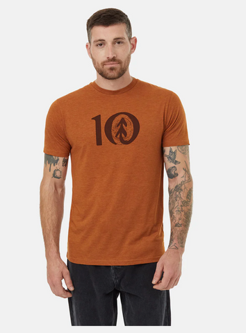 Tentree Mens Woodgrain Ten T-Shirt