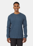 Tentree Mens TreeWaffle Henley Longsleeve