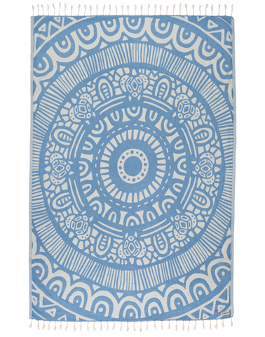 Sand Cloud L Towel - Azure