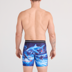 Saxx Volt Breathable Mesh Underwear - Sharks vs Bros - Blue