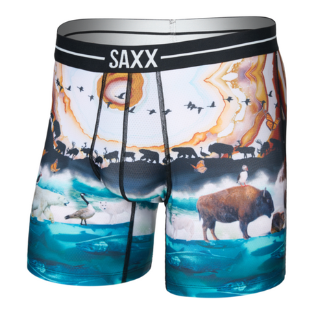 Saxx Volt Breathable Mesh Underwear - Great Migration - Multi