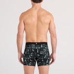 Saxx Droptemp™ Cooling Cotton Underwear - Camp Stamps - Black