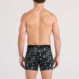 Saxx Droptemp™ Cooling Cotton Underwear - Camp Stamps - Black
