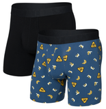 Saxx Droptemp™ Cooling Cotton 2-Pack Underwear - Safety First/Black