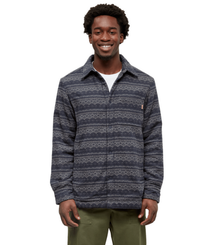 Tentree Mens Selway Jacket - Midnight Blue / Geo Tile