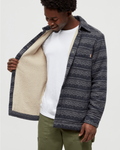 Tentree Mens Selway Jacket - Midnight Blue / Geo Tile