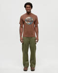 Tentree Mens Vales Ten T-Shirt - Clove / Granite Green