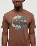 Tentree Mens Vales Ten T-Shirt - Clove / Granite Green