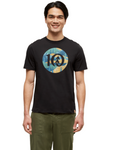 Tentree Mens Vales Ten T-Shirt - Meteorite Black / Jade