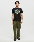 Tentree Mens Vales Ten T-Shirt - Meteorite Black / Jade