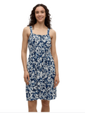 Tentree Women's Overlook Dress - Nightfall Watercolour Floral