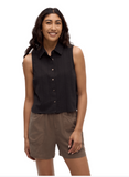Tentree Women's Robins Shirt - Meteorite Black