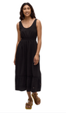 Tentree Women's Arcadian Dress - Meteorite Black