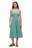 Tentree Women's Arcadian Dress - Turquoise Sky