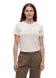 Tentree Women's Summer Flora T-Shirt - Undyed/Creek Stone