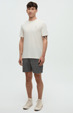Tentree Mens Haiti Palm Overlay T-Shirt - Undyed/Sand Stone