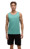 Tentree Mens Pender Tank - Turquoise Sky Heather