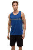 Tentree Mens Weekend Wave Tank - Nightfall/Clay