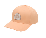 Tentree Sunrise Logo Elevation Hat - Orange Sherbet/White Oak