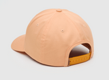 Tentree Sunrise Logo Elevation Hat - Orange Sherbet/White Oak