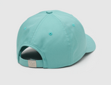 Tentree Daisy Embroidery Peak Hat - Turquoise Sky/White Oak