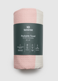 Tentree Brohm Packable Towel - Agave Green/Juniper