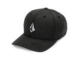 Volcom Men's Full Stone Heather Flexfit Hat - Charcoal Heather