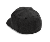Volcom Men's Full Stone Heather Flexfit Hat - Charcoal Heather