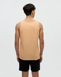 Tentree Mens Weekend Wave Tank - Orange Sherbet / Nightfall