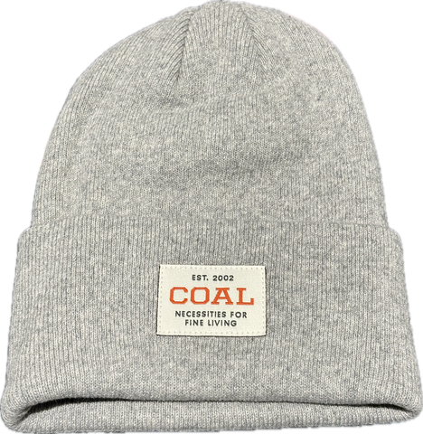 Coal The Uniform Wool Knit Cuff Beanie - Light Heather Grey