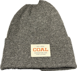 Coal The Uniform Wool Knit Cuff Beanie - Heather Black
