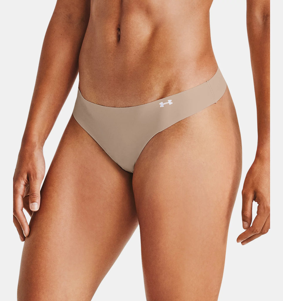 panties Under Armour Pure Stretch Hipster 3 Pack - 004/Black/Beige